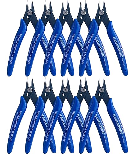 Bivethoi 3 Pieces Micro Wire Cutters Flush Cut Small Side Cutters 3D Printer Filament Pliers Zipper Tie Cutter For Jewelry Making Model (5 Inch, Light - View #7