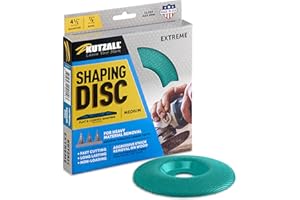 Kutzall Disque de Façonnage Extreme - Medium, 114.3mm Diamètre X 22.2mm Foret - Accessoire pour Travail du Bois pour Outils DeWalt, Bosch, Makita. Carbure de Tungstène Abrasif, SD412X70