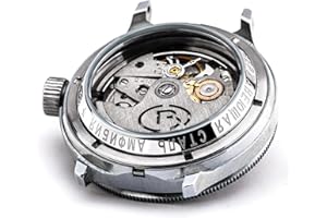 VOSTOK AMERICA Vostok Fondo DE Cristal 5ATM Acero INOX. Pulido Tapa la Caja glascover