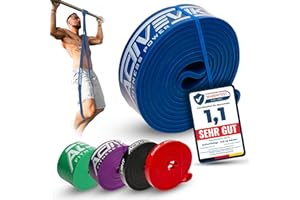 ActiveVikings® Bandas de fitness pull-up, perfectas para el desarrollo muscular y dominadas, bandas de resistencia