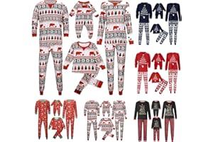 GENERIC Christmas Pajamas for Family 2025, Matching Family Christmas Pyjamas Set, Funny Pjs Set, Couple Matching Pjs, Xmas Sleepwear Nightwear Unisex