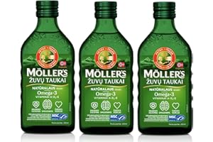 ‎MÖLLER'S Möller's Omega-3 Lebertran Natur (250ml) - 3-Pack