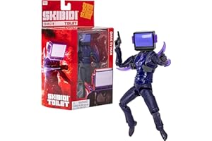 Skibidi Toilet Deluxe Dark TV Man Figure Series 2 Collectable Figures, YouTube Animation Sensation, Officially Licensed Skibidi Toilet Merch