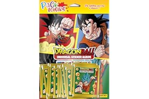 Panini Dragon Ball Universal Pack Loisirs Album + 50 Pochettes