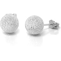 SilberDream Ohrringe Kugel 925 Sterling Silber Vergoldet Ohrstecker