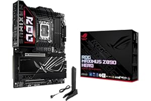 ‎ASUS ASUS ROG Maximus Z890 Hero Gaming Mainboard Sockel Intel LGA 1851 (ATX, Advanced AI, DDR5, NitroPath DRAM, WiFi 7, 3X PCIe 5.0 M.2, 3X PCIE 4.0 M.2, 2X Thunderbolt 4, DIMM Flex)