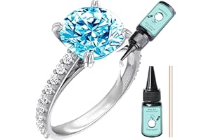 KUEROAMI Ringgrößenmesser für lose Ringe, innovativer Ringschutz für lose Ringe, passend für jede Form und Größe, unsichtbarer Ringgrößenversteller, rutscht nicht ab und dreht sich nicht (CLear)