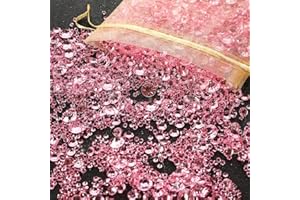 Cimown 4200 Pz Strass Acrilici, Coriandoli, Cristalli di Diamante, Strass Rosa, Pietre Preziose Colorate per Matrimoni, Feste, Decorazioni per la Tavola, Riempitivi per Vasi