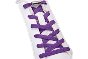 SULPO Elastic shoelaces without ties, flat, with twist closure