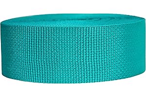 Strapworks Lightweight Polypropylene Webbing - Poly Strapping for Outdoor DIY Gear Repair, Pet Collars, Crafts – 2 Inch by 10, 25, or 50 Yards, Over 20 Colors