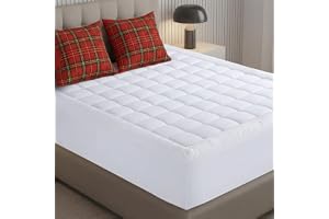 Utopia Bedding premium madrass dyna (drottning) – quiltat madrassöverdrag töjer sig upp till 38 cm djup – plysch och mjukt madrassskydd och skydd med djupa fickor