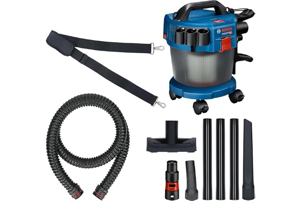 Bosch Professional 18V System aspirateur industriel GAS 18V-10 L (avec flexible de 1,6 m, 3 tubes prolongateurs)