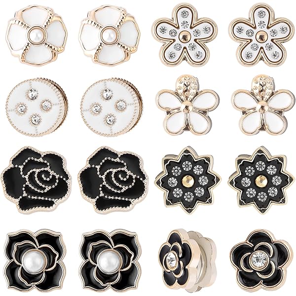 DjgkENVQ Broche Épingle, Broches Camélia, Broches Vintage