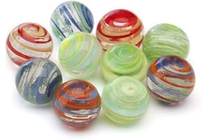 Kim'Play 9025, Confezione da 10 biglie, Fantasia ciclone