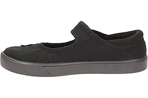 CLARKS Girl's Hopper Go Ballet School Shoes