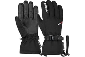 Reusch Męskie Outset R-tex Xt z paskiem na nadgarstek i wodoodporną membraną, wygodne, ciepłe rękawice narciarskie, rękawice śniegowe