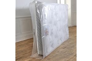 BSSPOKE INSPIRED BY YOU BSSPOKE 500 Guage Double Mattress Bags for Storage Durable Mattress Storage Bag for Moving & Storage, Ultra-Strong Material – Keep Your Mattress Like New! (3ft - Single)