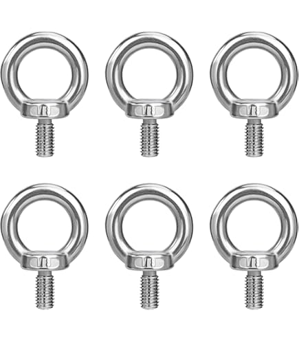 Dzsot Bullone Per Sollevaento 4 Pezzi Viti A Occhiello In Acciaio - Foto 7