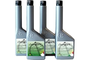 500 ML - KIT TRATTAMENTO RIGENERANTE MOTORI BENZINA (AUTO e MOTO) Additivo preparazione test revisione, 1 flacone (125ml) CLEANSPARK PLUS + 3 flaconi (375ml) CLEANSPARK