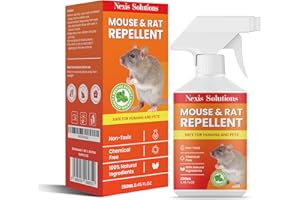 NEXIS SOLUTIONS Nexis Peppermint Oil Mice Repellent Spray - 250ml - Effective Indoor Use Peppermint Oil for Rodents, Rat Spray for Rooms and Basements | Unprocessed Mouse Spray