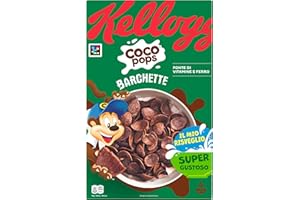 Kellogg's Coco Pops | Barchette al Cioccolato | con Frumento Tostato e Cioccolato | Confezione Singola da 400g (1 x 400g)