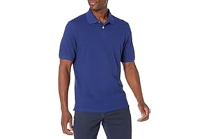 Amazon Essentials Polo en Piqué de Algodón con Corte Regular (Disponible en Talla Grandes y Largos Especiales) Hombre
