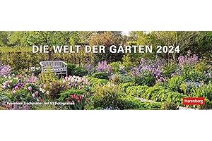 Die Welt der Gärten Premium-Tischplaner 2024. Tischkalender mit 53 faszinierenden Fotos von Gärten auf der ganzen Welt. Dekorativer Tischkalender: Wochenkalender mit 53 Fotografien