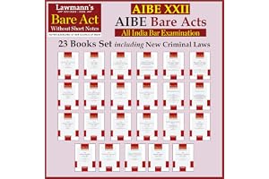 AIBE Bare Acts without Notes | 23 Books Set Combo | 45+ Acts including New Criminal Laws BNSS, BNS, BSA | As per Bar Council of India Guidelines