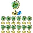 JC HUMMINGBIRD 48 Pieces Fillable Mini Gold Globe Party Favors (Assembly Required)