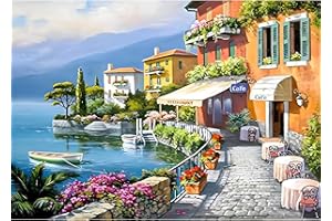 DAERLE 5D DIY Diamond Painting Kit Completo Paesaggio, Quadro Diamant Painting Fai-da-te, Paesaggio Pittura Diamante Strass Ricamo a Punto Croce Painting per Decorazioni Casa 40x30cm