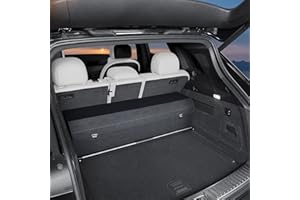 XCF Organizador de Maletero de Gran Capacidad para Coches y SUVs - Caja de Almacenamiento con Tapa, Asa Robusta y Base Antideslizante - Compartimento Extraíble(Negro,94x29x31cm)