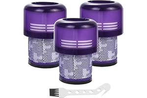 BUCOMTU 3 Pack Filtro para Dyson V11,Filtro para Dyson V15 V11 SV14 SV17SV22 Detect Animal Absolute Extra Pro Torque Drive Vacuum,Reemplazo de filtro de aspiradora #970013-02