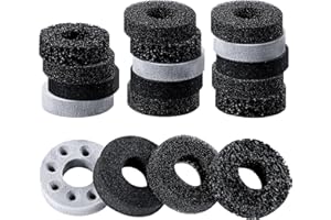 MoKo 18 PZS Anillos de Precisión Compatible con PS5/Steam Deck/PS4/Xbox Series X/S/Xbox One/Switch/Switch OLED/Switch Pro/ROG Ally/Legion Go, 4 Durezas Anillos Esponja Asistencia Control Mando Juego