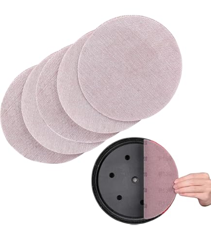 50 Fogli Carta Vetrata 115x230mm Grana 80 - Con Fori Per Levigatrici Orbitali, Per Legno, Vernice, Metallo - Foto 9