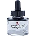 Royal Talens Ecoline Liquid Watercolor Ink 30ml Pipette Jar - Grey