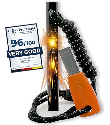 Accendino Originale Wildo Fire Flash Pro - Ferrocerio Per Sopravvivenza - Svezia