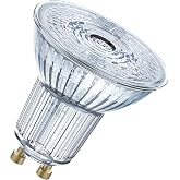 Osram Base PAR16 LED Reflector Lamp with GU10 Base, 4.3 W, 10 Pieces | , LED Lamp, 50mm Dia, 10000h, Pack of 10