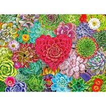 Ravensburger Succulent Love Puzzle – 500 Teile, Beruhigendes Design Mit Luftreinigenden Pflanzen