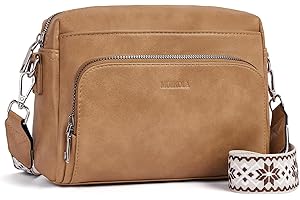 MUIIKOLA Sac à bandoulière pour femme, en cuir synthétique, avec bandoulière Verstelbaar