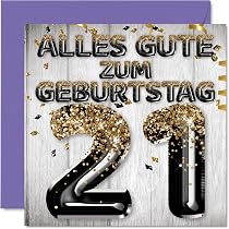 Central 23 Geburtstagskarte "W*lly Great Birthday" – Witzige Karte Zum 21. Mit Aufklebern Für Ihn
