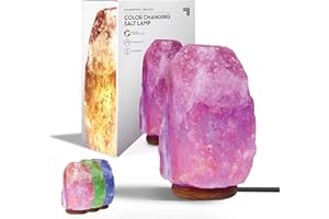 Sharper Image Colour Changing Salt Crystal Lamp