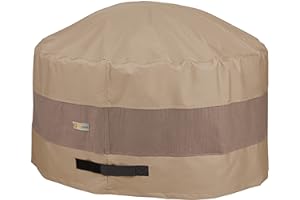 Duck Covers Elegante, wasserdichte Abdeckung für Feuerstelle, rund, 127 cm