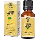 Natural Planet Italian Lemon Essential Oil 15ML Natural 100% Pure & Undiluted Therapeutic Grade Pure, Cruelty Free…