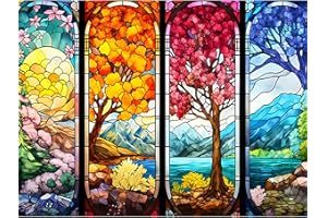 DOMROM Diamond Painting Kits for Adults, Colorful Trees Diamond Art Kits 5D Diamond Painting for Beginner, Diamond Dots Painting Full Round Drill Art and Crafts for Gift Home Wall Decor 12x16 Inch