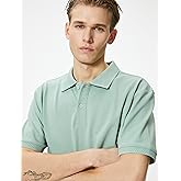 Yakalı Tiş&ouml;rt D&uuml;ğmeli Slim Fit Kısa Kollu