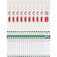 LIVELIFEBETTER® Ladder Tags - 10 Holders and 20 Ladder Inspection Tag Inserts - Full Pack - Fits All Ladder Types & Other Equipment - Suitable for Indoor & Outdoor Use