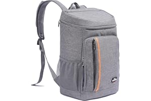 YDFYX Sac à Dos Isotherme à Glacière 28L,Sac de Pique-Nique Sac Isotherme Portable Cooler Backpack Bag, pour Hommes Femmes pour Déjeuner Plage Camping BBQ Travail Ecole Pique