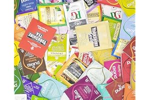 AB.GROCERIES Assorted Individually Wrapped Enveloped Tea Bags Unique Mix Hamper Set Box Gift (30 Tea Envelopes)