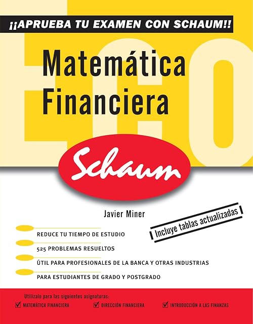 Portada de Matemáticas Financieras