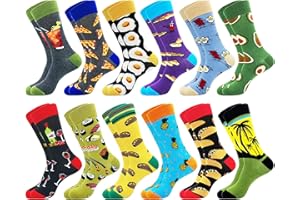 Belloxis Bunte Socken Herren 43-46 Baumwolle Motiv Kuschelsocken Wadenstrümpfe Socken Geschenke für Männer